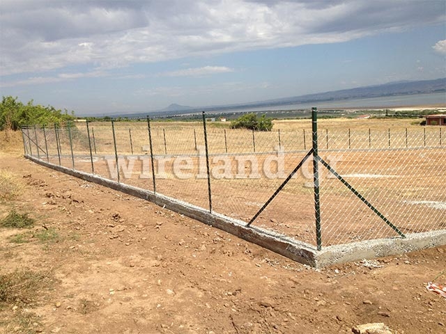 Fences with steel angles